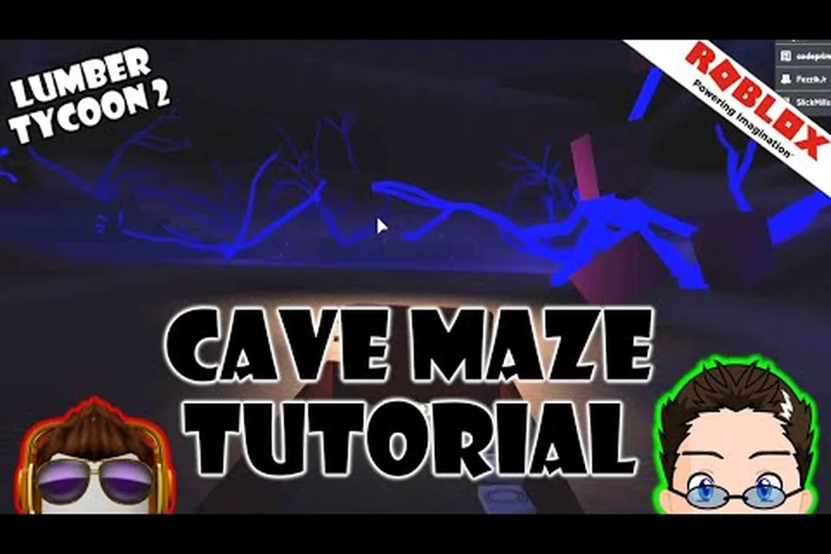 Lumber Tycoon 2 미로 지도: 트로픽 Cavecrawler 경로
