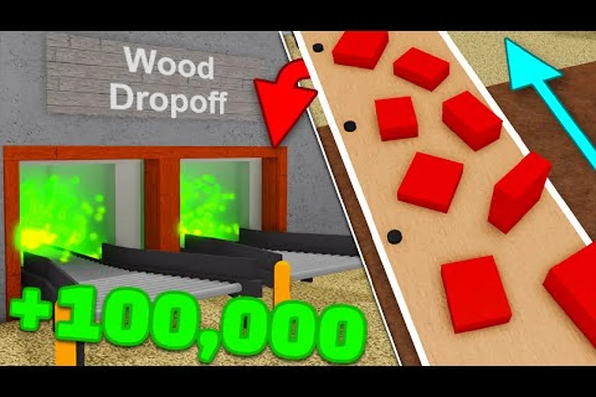 Lumber Tycoon 2 목재 반납처: 컨베이어 및 자동 판매기 설치
