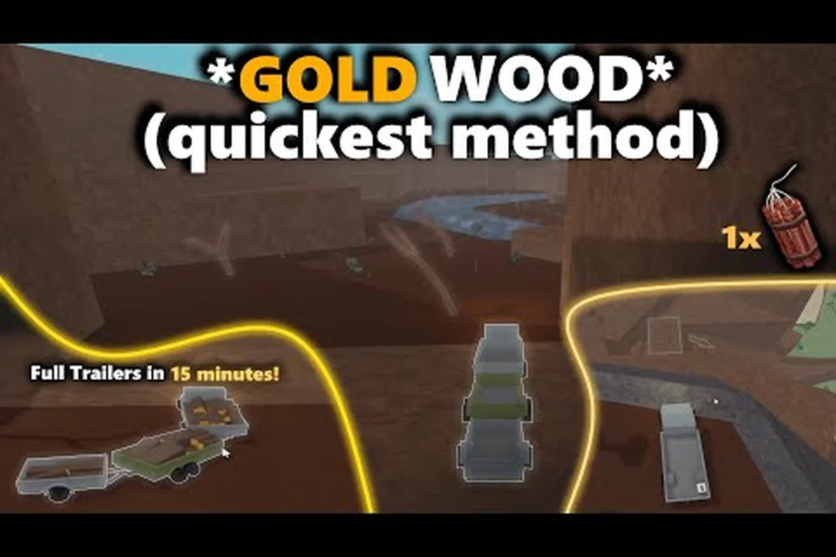 Lumber Tycoon 2 골드 우드: 늪지 스폰과 25분 타이머